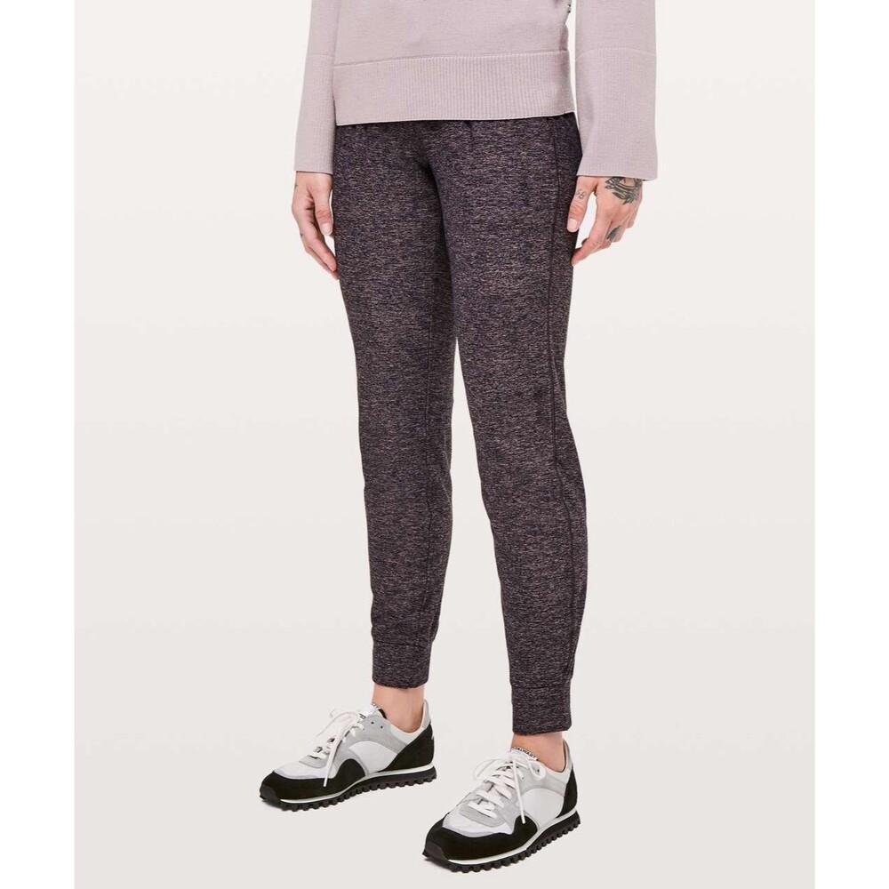 Lululemon Ready To Rulu Pant Jogger 29" Heathered Spanish Rose / Black size 6